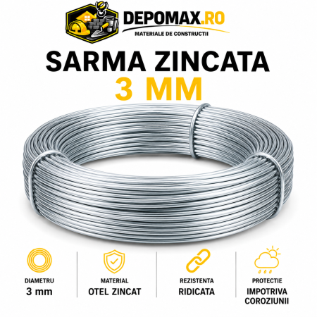 Sarma zincata 3 mm